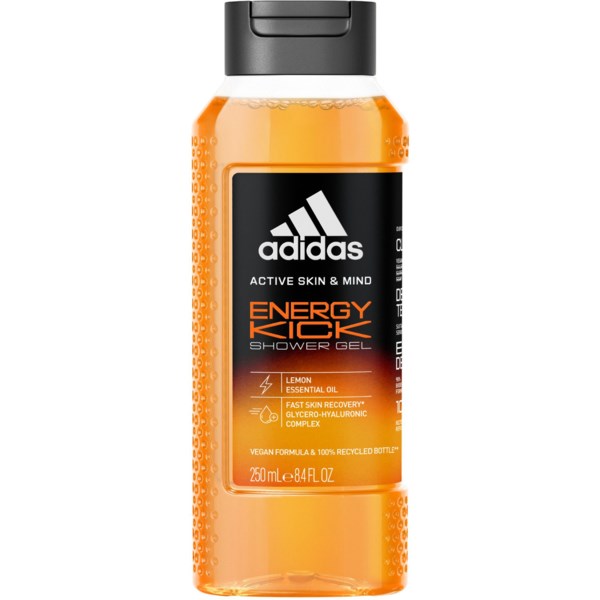 Adidas Power Booster Energy Kick Shower Gel For Men
